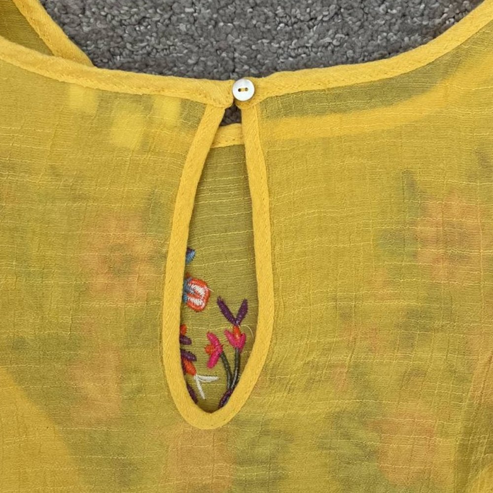 Umgee Bohemian Embroidered Blouse - Picture 5 of 6